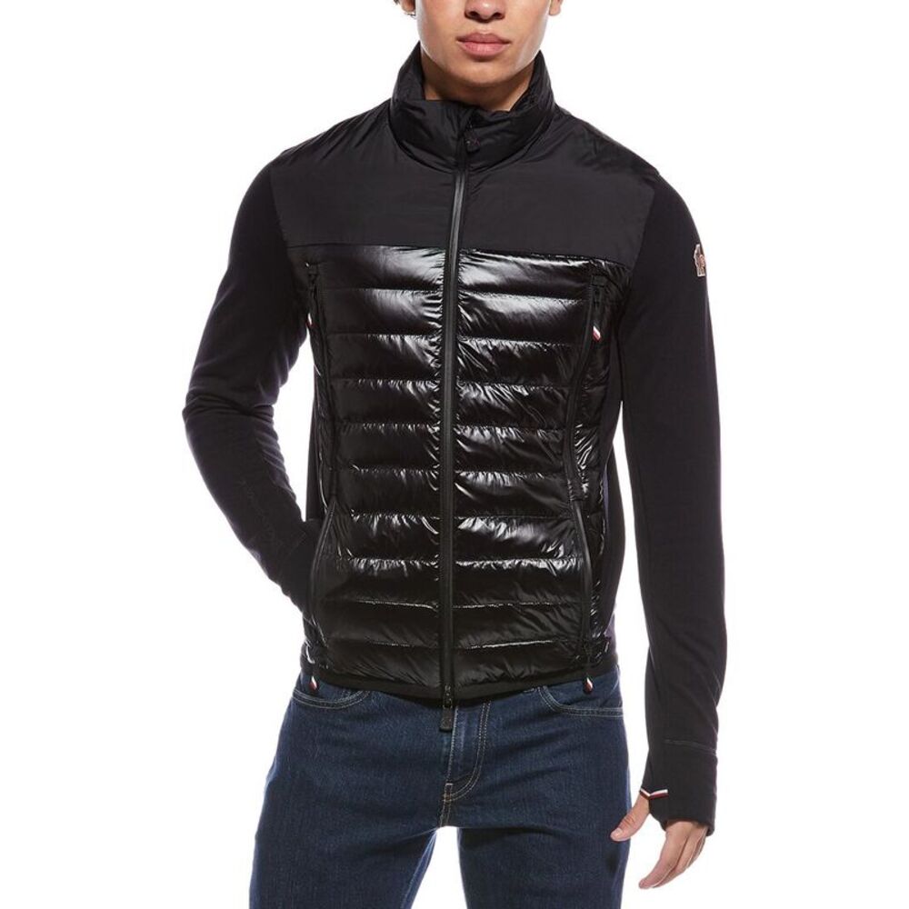 Moncler Mens Quilted Jacket, Black
